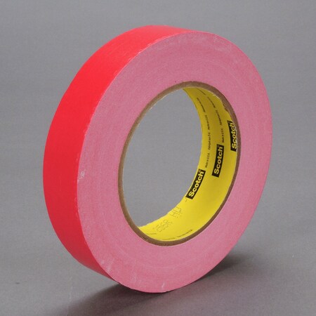 3M Scotch Printable Flatback Paper Tape 256, Red, 1-1/2 In X 60 Yd, 6.7 Mil 7010372864